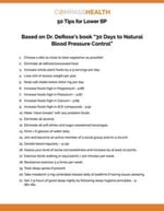 50 Tips for Lower BP